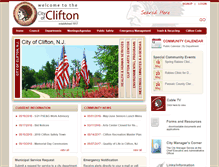 Tablet Screenshot of cliftonnj.org